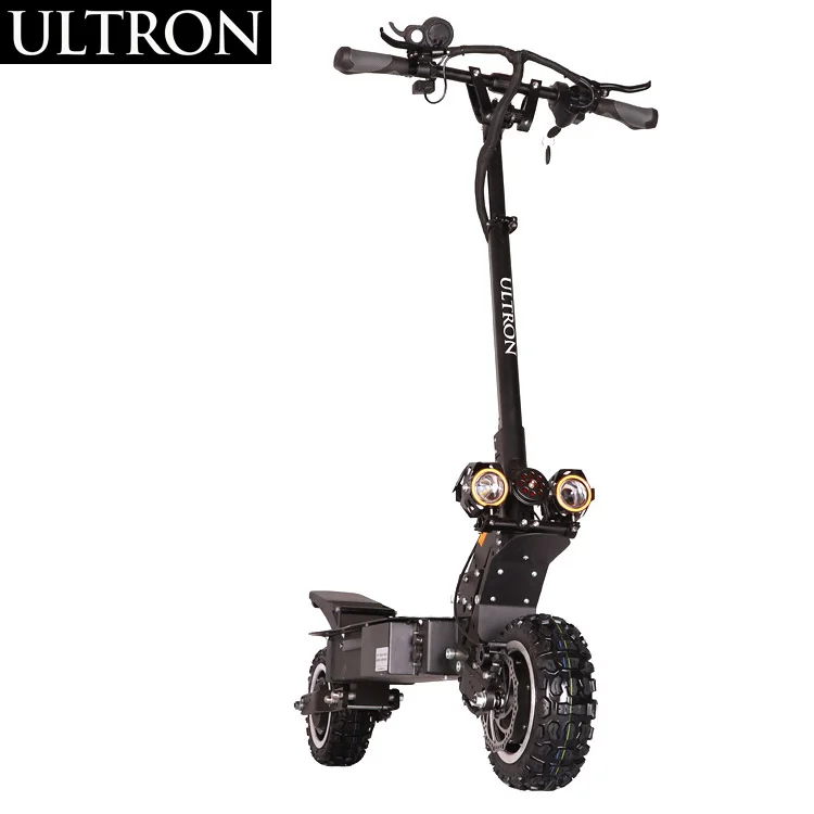 
ULTRON T108 Foldable 60V3200W High Speed 80Km/h 2 Wheel Adult 11 Inch Dual Motor Off Road Electric Scooter With 45A Controller 