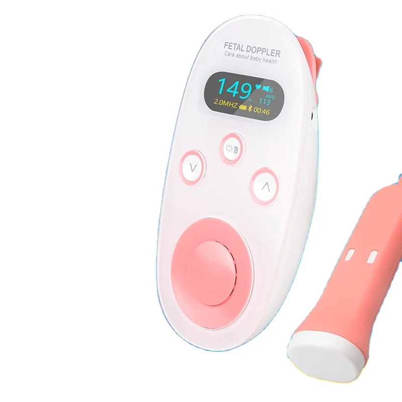 Fetal Doppler Ultrasound Baby Heart Beat Smart Portable Monitor Fetal Heartbeat Detector
