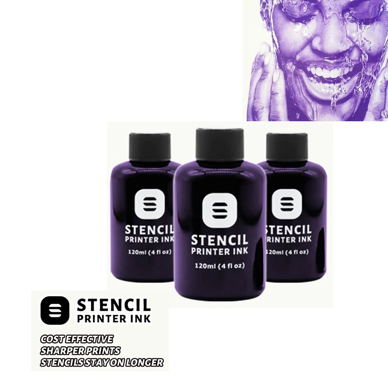 Tattoo Pigment Stencil Printer Ink Tattoo Image Transfer Stencil Ink 4oz Inkjet Printing Ink