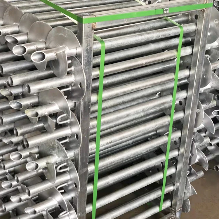 Ground Anchor Ground Screw Pile Concrete Ground Anchor Screw Mounting Solar Racking Pipe Spiral Pile