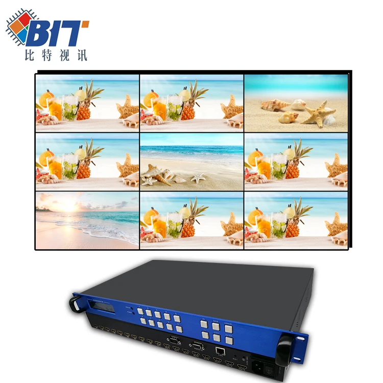  Поддержка 4k x 2k 8x8 HDMI матрица UHD 9 дисплеев 9x9 матричный коммутатор