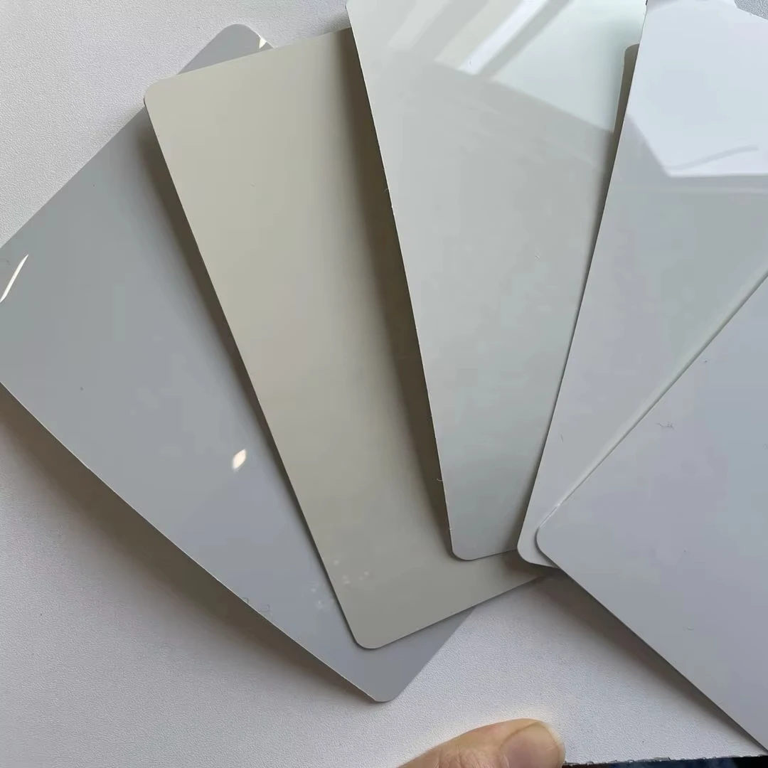 BK00567 High glossy black PET laminated plywood for kitchen