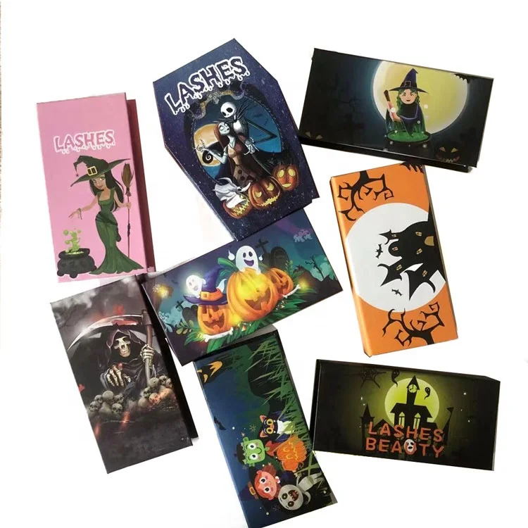 Make your logo Mirror eyelashes packaging box customized black Leopard design eye lashes cases