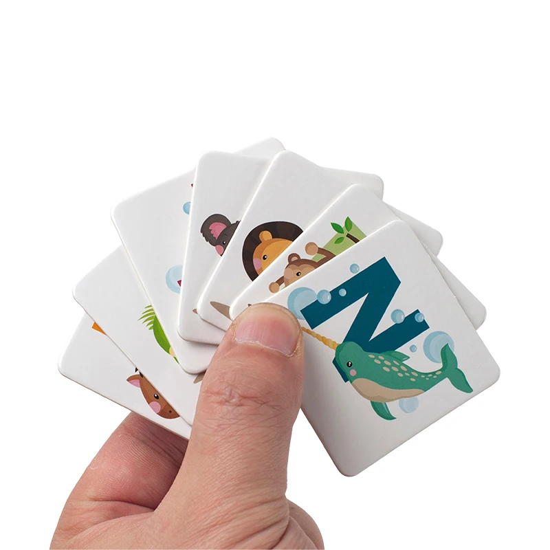 High Quality Custom Printed Japanese Baby Learning Flash Cards with Customized Packaging