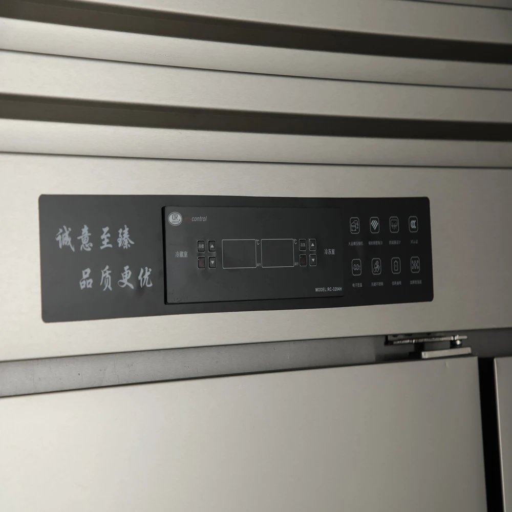 High Quality Stainless Steel Refrigeration Equipment 6 Doors Commercial Freezers