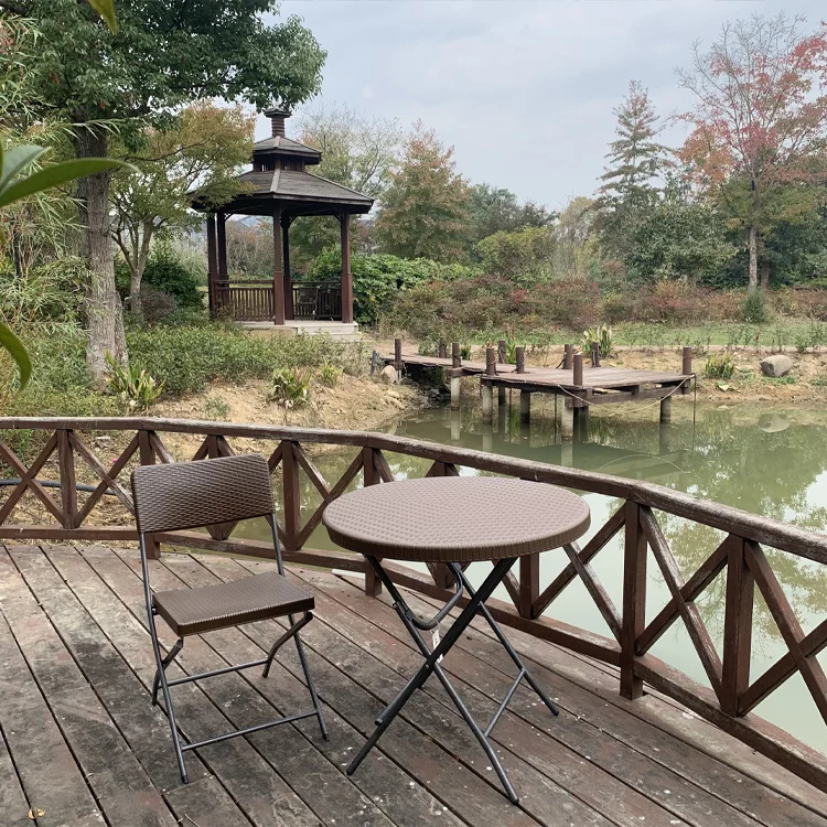 Factory supply outdoor Garden rattan furniture combination chair garden outdoor furniture