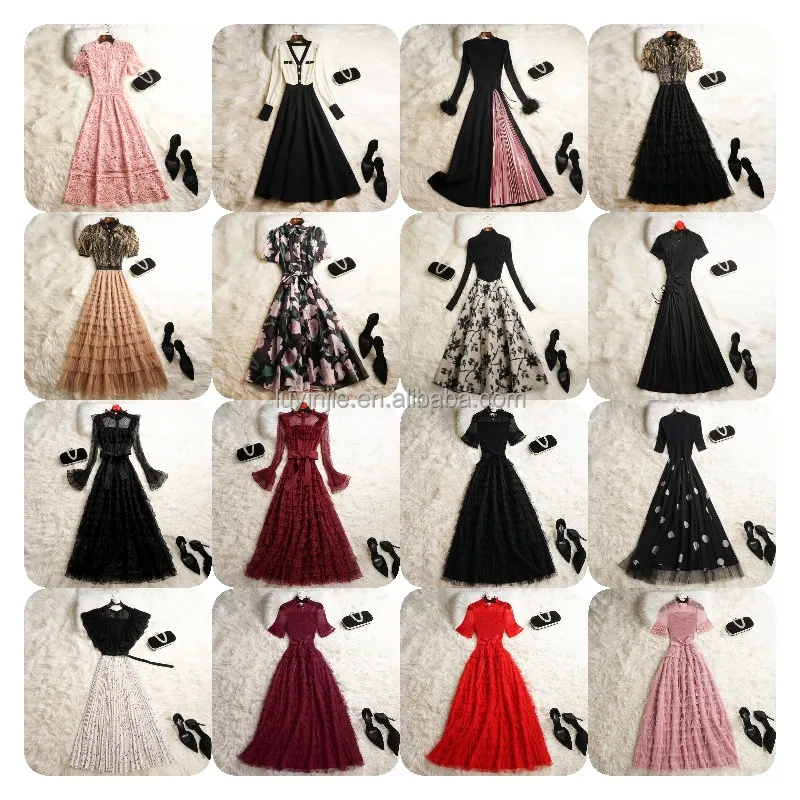 GeSenior sense dress Women spring 2024 new French temperament slimming formal occasion long dress