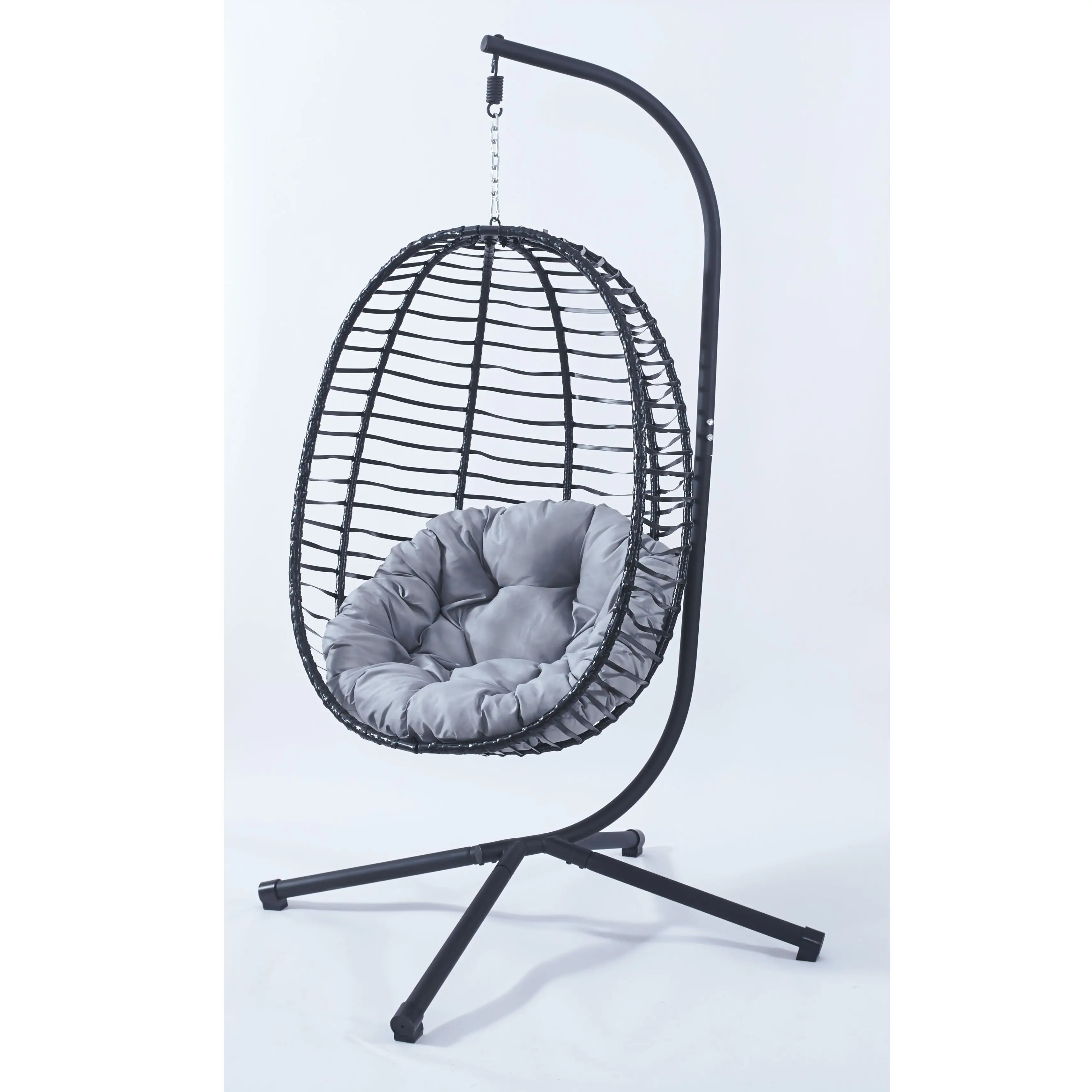 2023 design basket chair vintage baby size kids for wicker swinging stand orange child nest egg chairs  with footrest