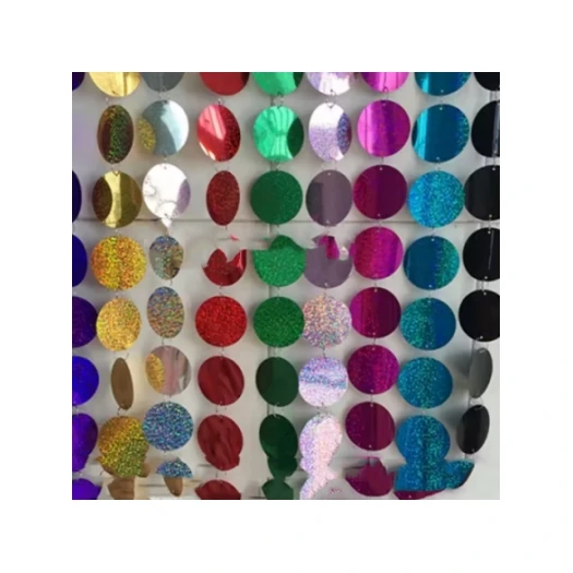 LDJ753-3 1m personalized colour pvc strip curtain for stage decoration