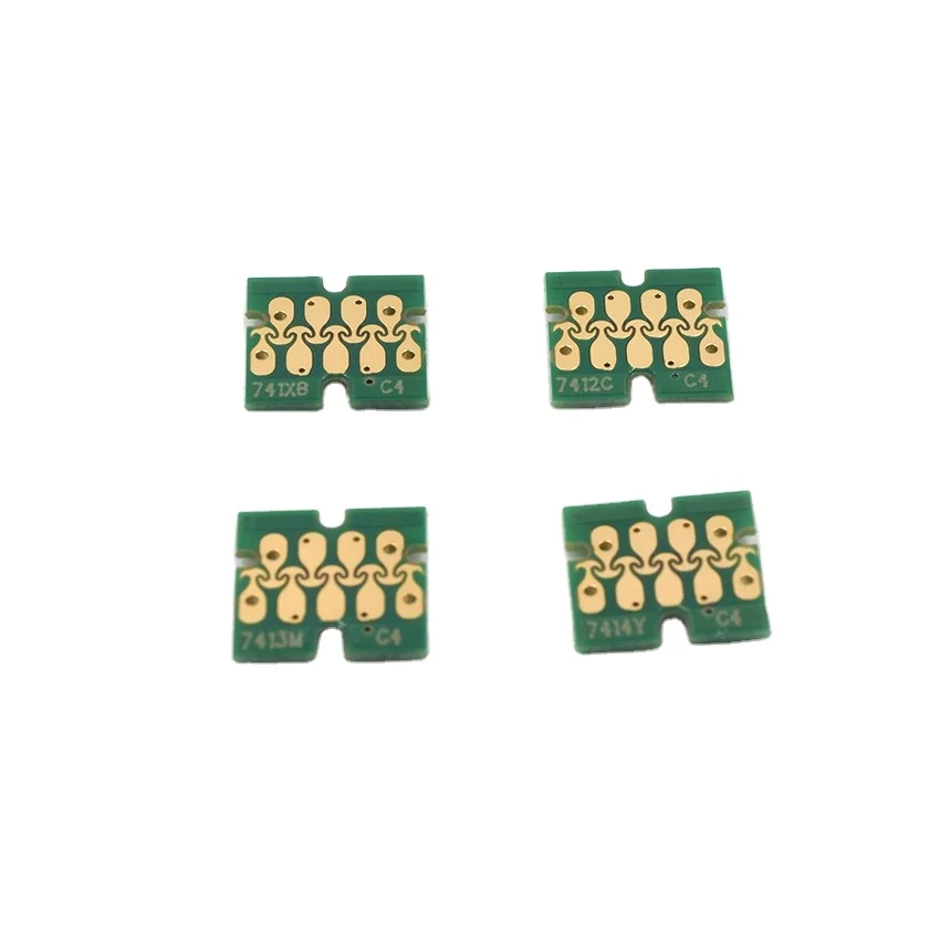 Goosam Cartridge T7411 T7412 T7413 T7414 Auto Reset Ink Chip For Epson Surecolor F6000 F6070 F6080 F7000 F7070 F7080 Printer