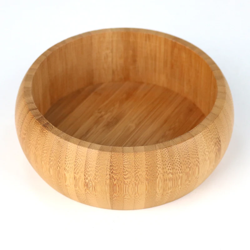 Multifunctional Eco Friendly Handmade Bamboo Wooden Creative Customized Christmas Vegetable Salad Bowl