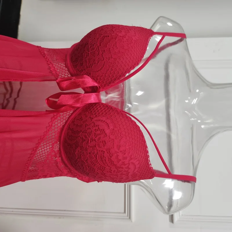 Fashion Summer Lace Hot Night Dress Femme Sexy Lingerie Women