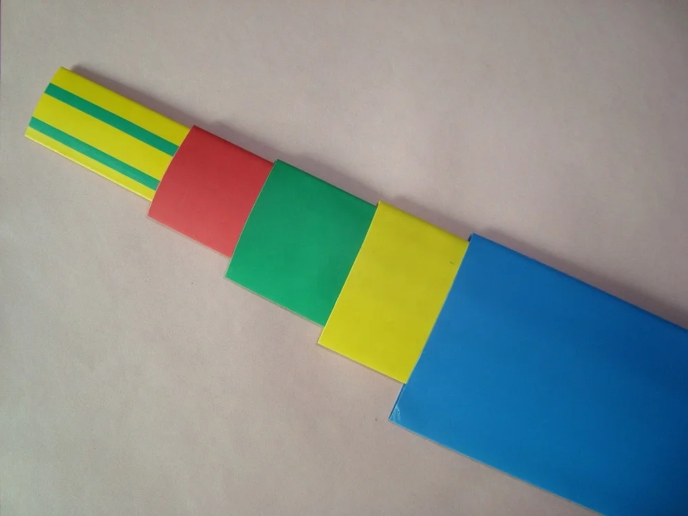 High Shrink Ratio Polyolefin Colorful Heat Shrink Tubing With Free Sample