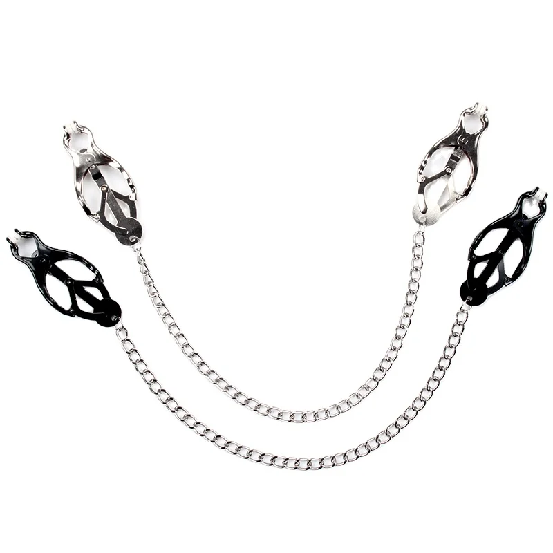 New Design Metal Bondage For Couples Flirt Adult Games Vaginal Nipple Clamps Breast Clip