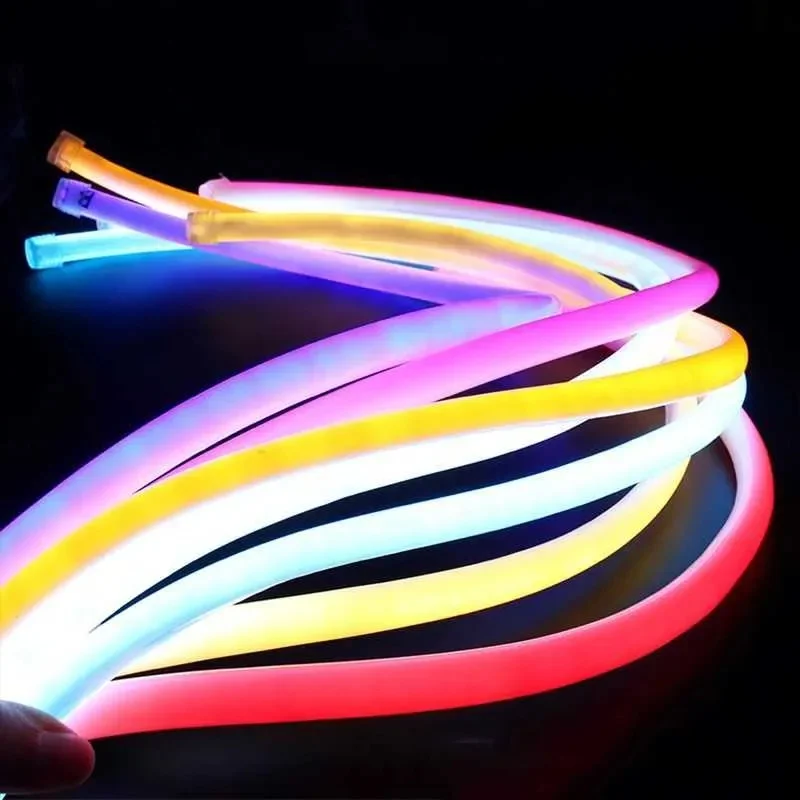 Round 360 Silicone Tube Rope Flexible Strip Diffuser LED Anime neon light