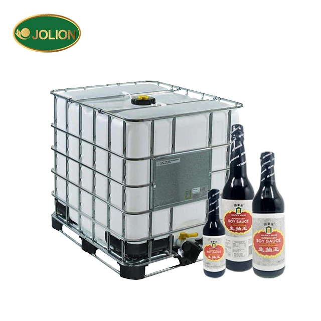 JOLION 1000L Bulk Condiment Soy Sauce Wholesale Chinese Light Soy Sauce