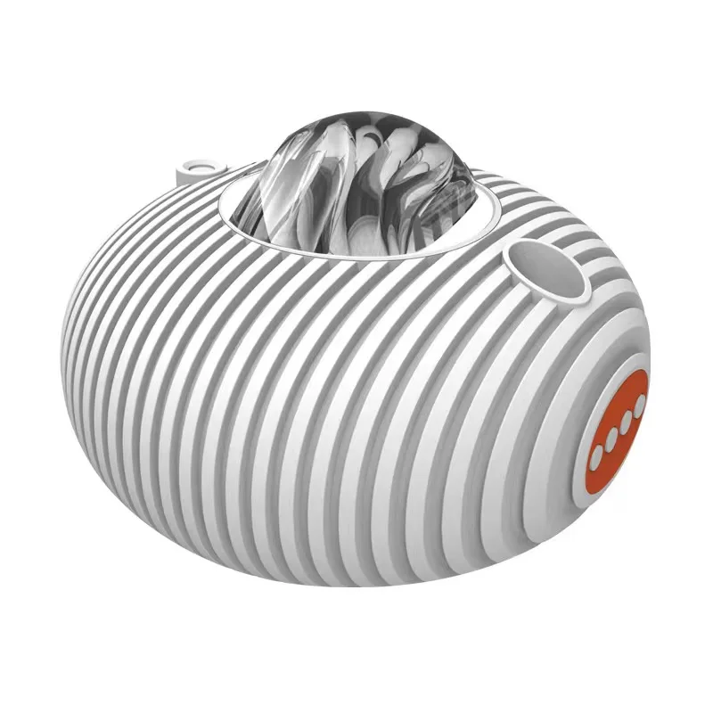 Juertown Adjustable Brightness Flying Saucer Aurora Lamp Mini LED Night for Bedroom Starry Projection Desk Battery Operated