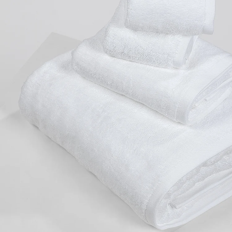 Wholesale Price High-quality Cotton White 5 Star Hotel Towels Bath Towel Hand Towel