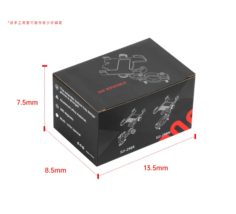 Chinese factory Bike Rear mirror Phone Holder 360Degree Rotation Bike Phone Holder NewPromend Aluminium Alloy Motor Phone Holder