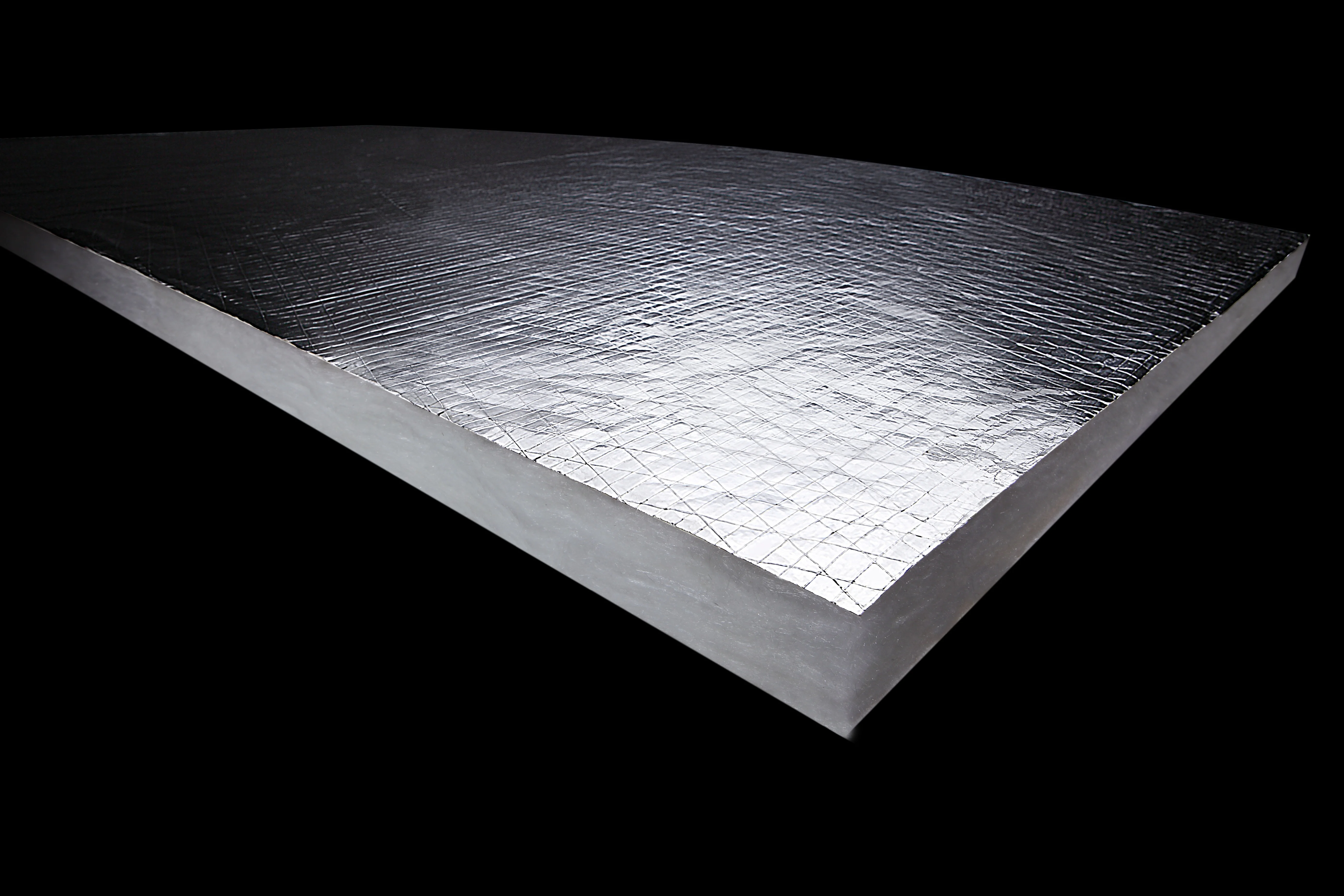 thermal and sound comfort insulation material 50mm white glass wool with FSK barrier