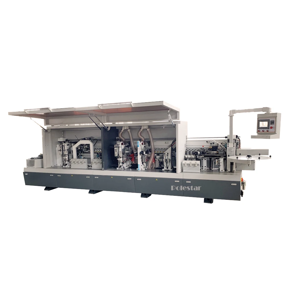 wood based panel furniture pvc mdf edge banding gluing machine production line