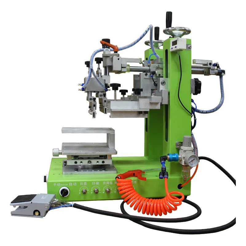 Taoxing mini desktop silk screen serigrafia printing machine for small sticker nameplate
