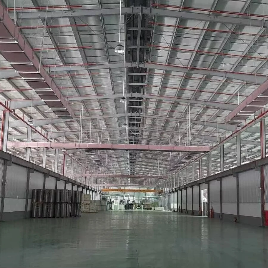 Durable Steel Structure Warehouse Industrial Design Style for workshops