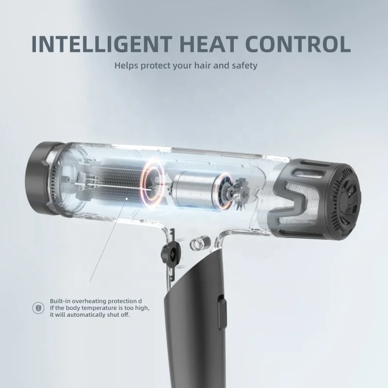 High Quality Portable Negative Ion Nozzle Brushless Motor Cold Air Hair Dryer