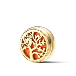 Stainless Steel Essential  Golden Aromatherapy Buckle  Diffuser Locket Oil Diffuser Clip Face Masking Magnetic Clip  for Face