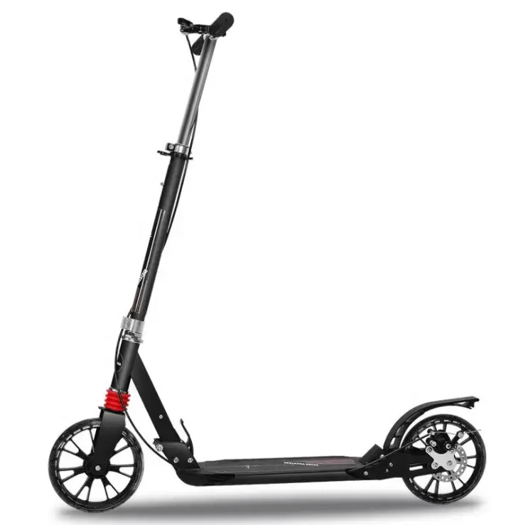 2023 new design disc brakes with double suspension 200mm big PU wheel scooters for teenager