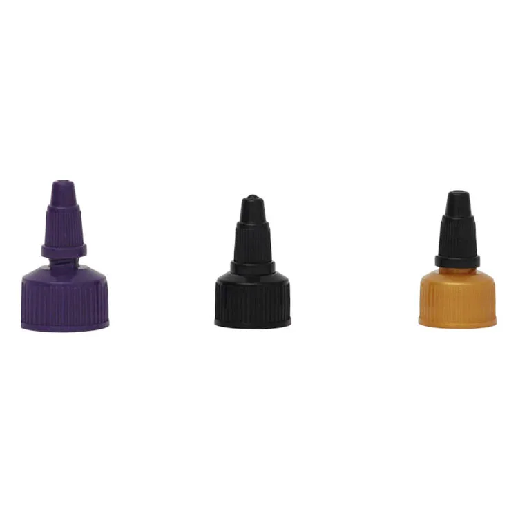 plastic screw cap  lids 20mm 24mm 28mm  packaging plastic flip top cap