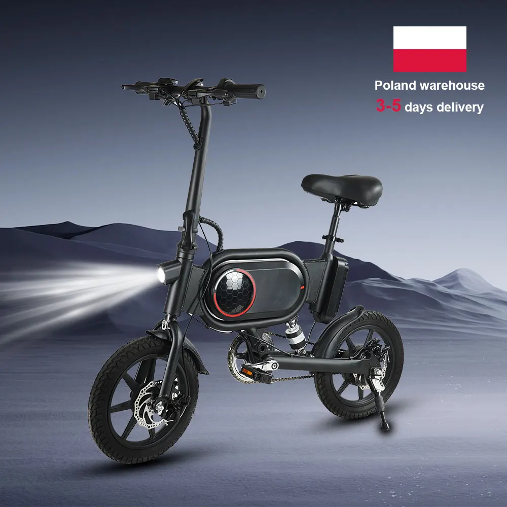 EU warehouse 12 inches wheel  350w 7.5 ah electric kick scooter Electric Folding Mini Bike e bike electric bike scooter adults