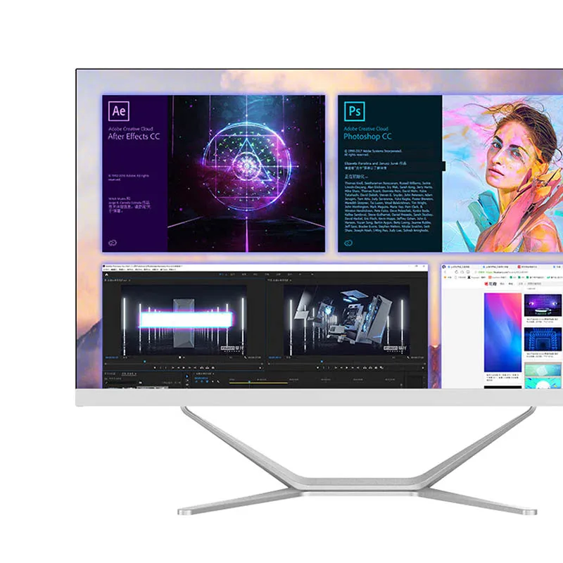 Factory price wholesale OEM ODM all in one PC desktop I5-10400F AIO Windows Laptop AIO Laptop office use home use business use