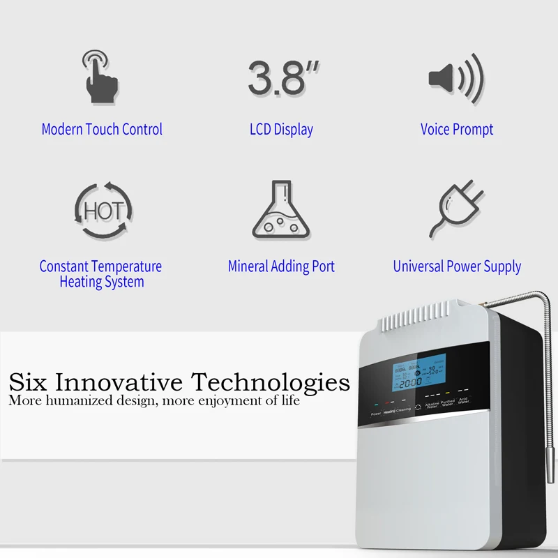 Home Use Factory Cheap Plates Platinum Coating Water Ionizer Orp Water Machine
