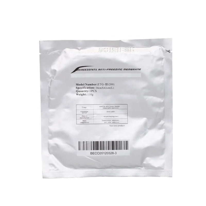 high quality Cryo Pad 110g anti-freeze membrane 34*42