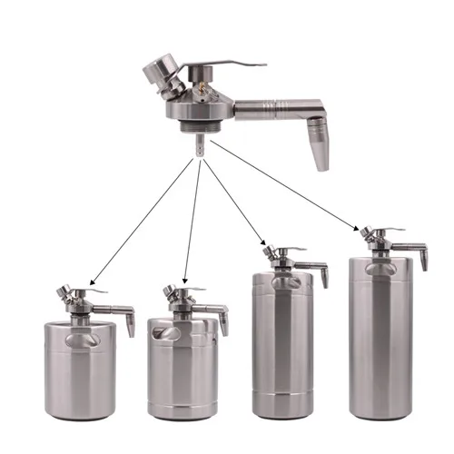 Cold brew 75psi release valve safe travel stainless steel 2l insulated 64oz double wall nitro coffee maker