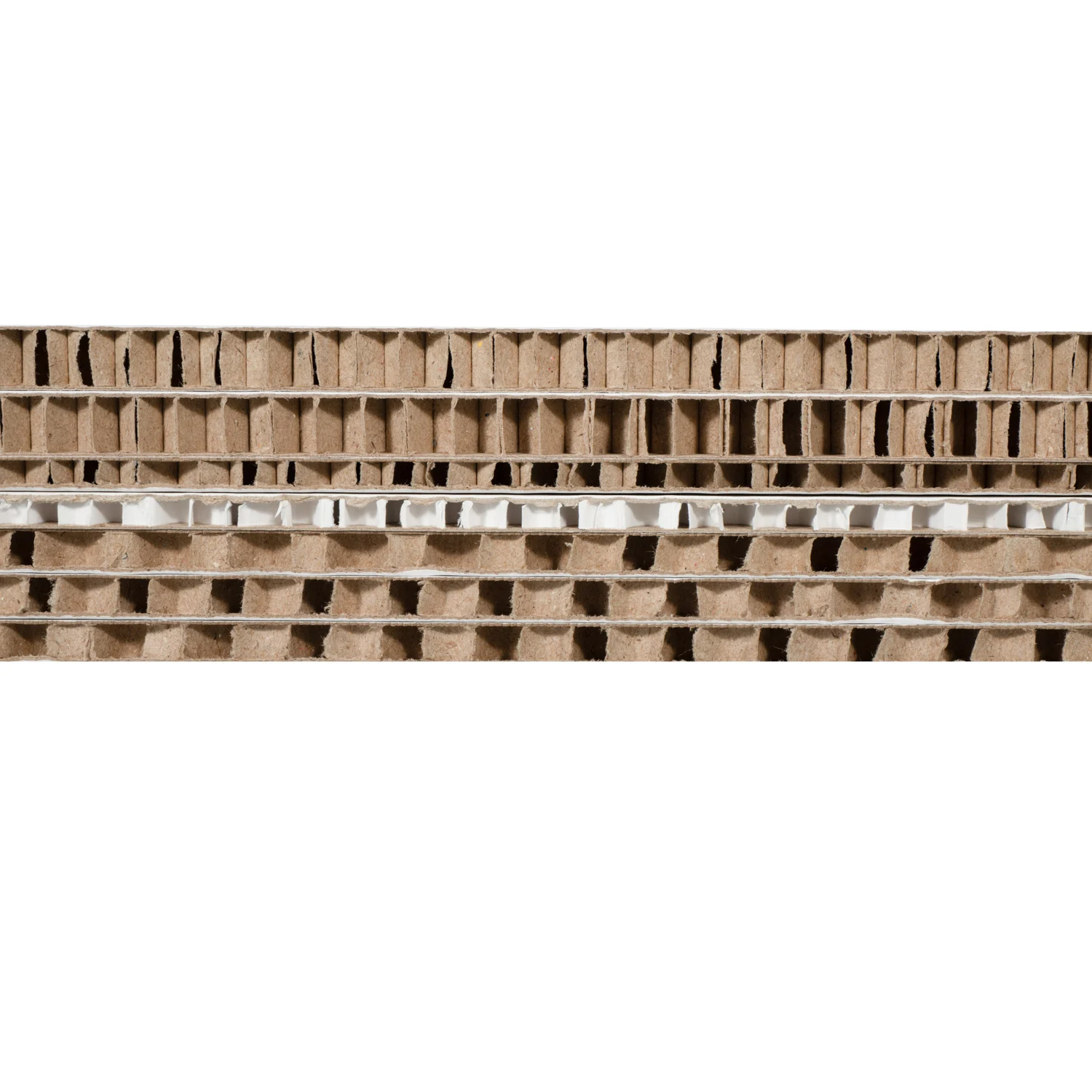 Corrugated honeycomb paper core board for display stand