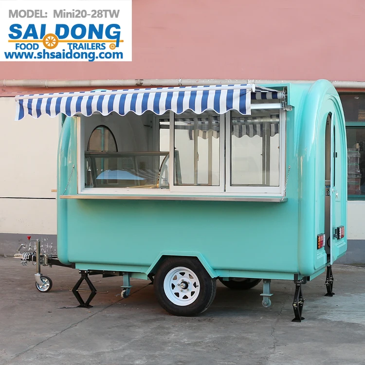 Mini20-28TW Mobile food carts trailer for sale food truck outdoor food kiosk