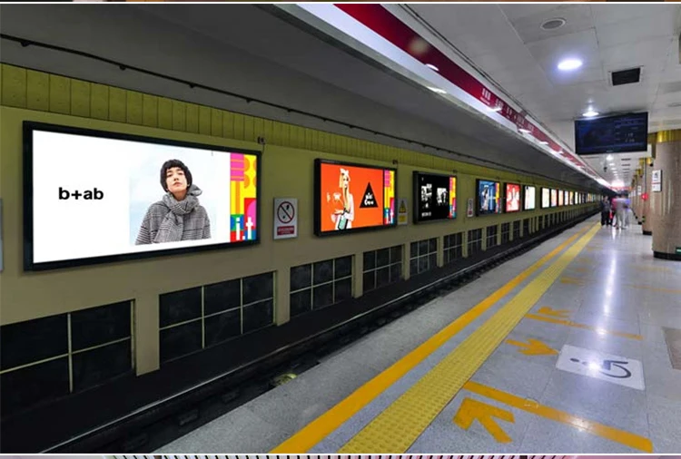 Android shelf edge display 58.4 inch ultra wide monitor wall mount stretched stretch bar type lcd screen displayer supermarket