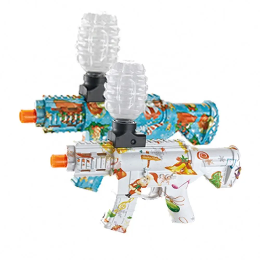 Discount Christmas Skin M416 MP5 AK Gel Ball Blaster Automatic Toy Gun Gel Gun Electric Splatter Ball Gun for Adults