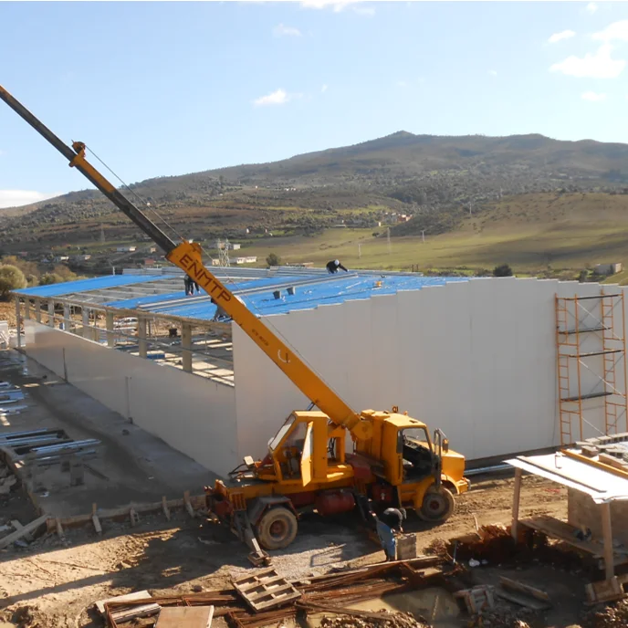 Высококачественные строительные материалы для промышленного зала сборные стальные конструкции металлические складские распродажа