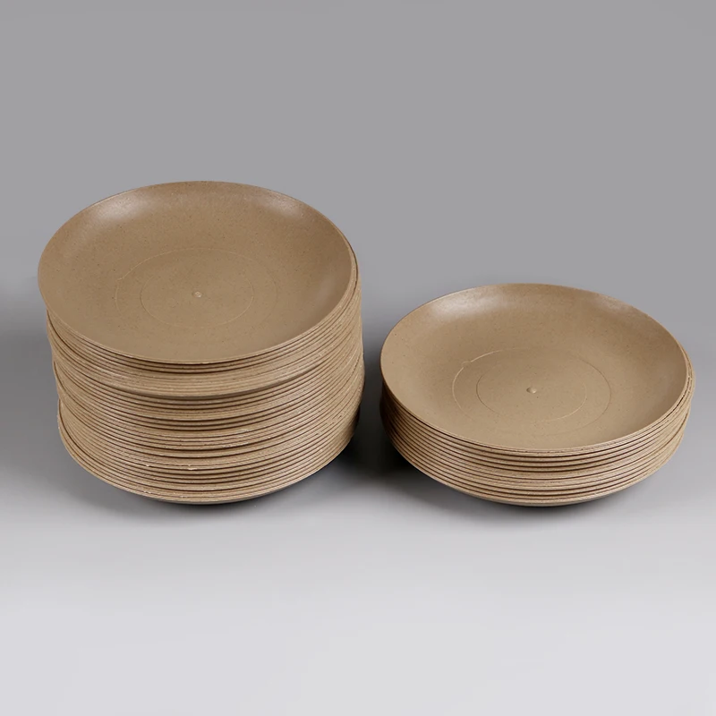 Environmental Protection Rice Husk Tableware DisposableTableware Biodegradable  Tableware Sets