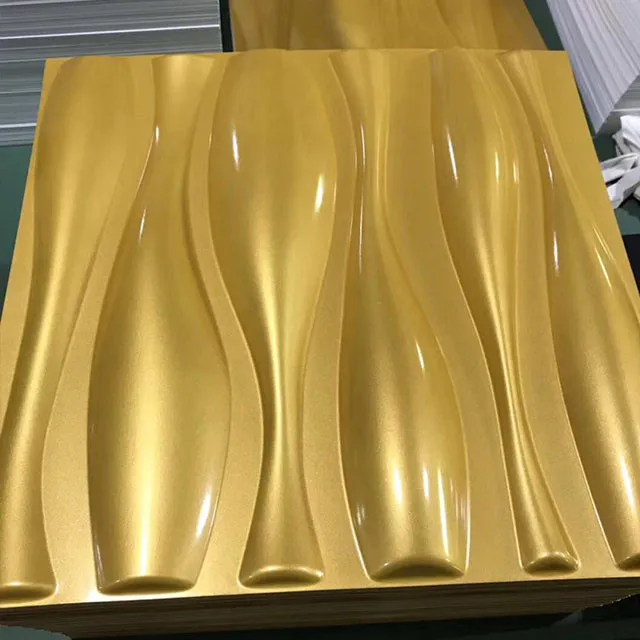 Различные цвета крытый и открытый декоративные обои ПВХ 3D стеновые панели для украшения