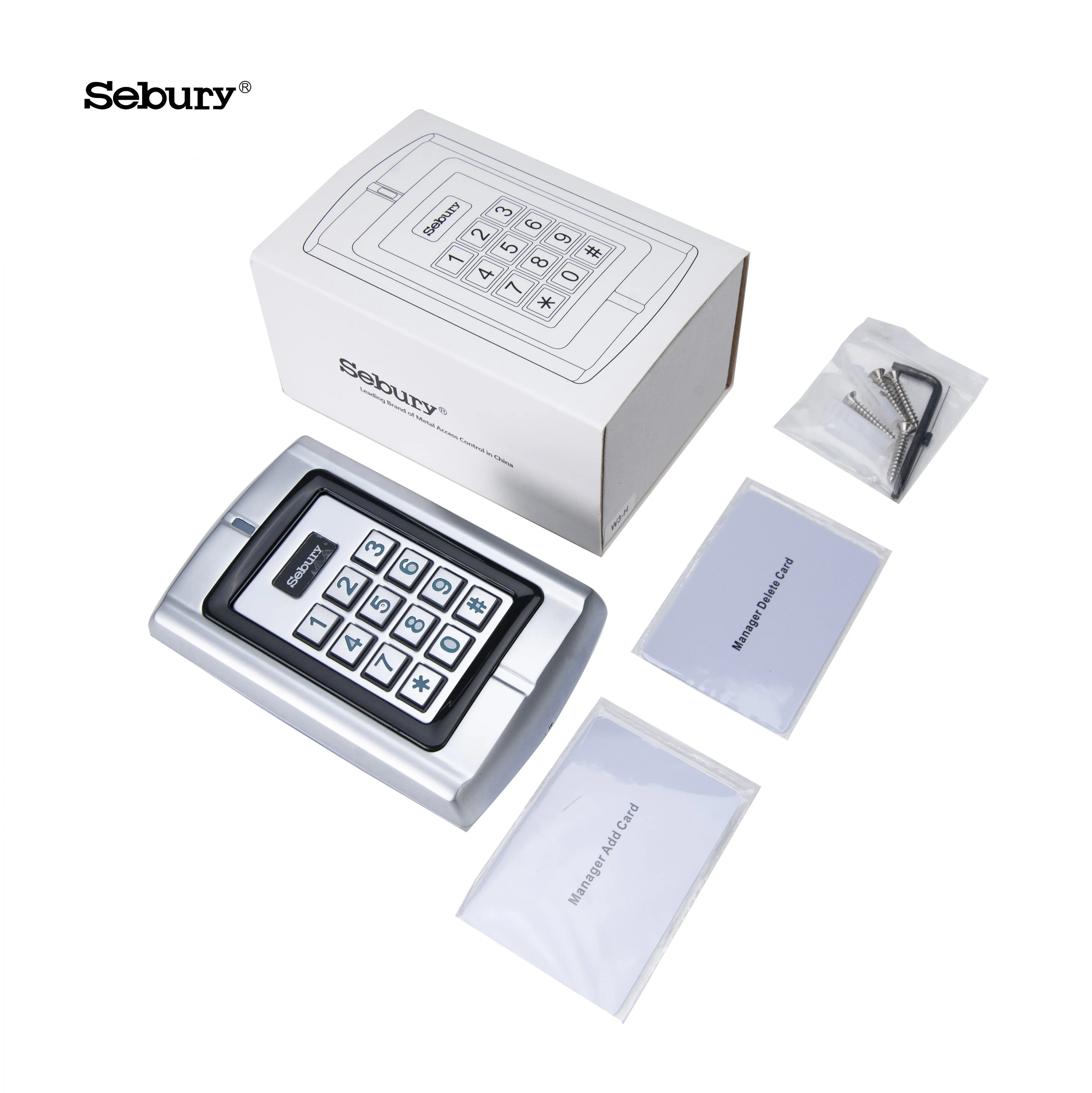  Sebury W3-H 2000 Емкость 125 кГц HID кард-ридер считыватели доступа одной двери с подсветкой