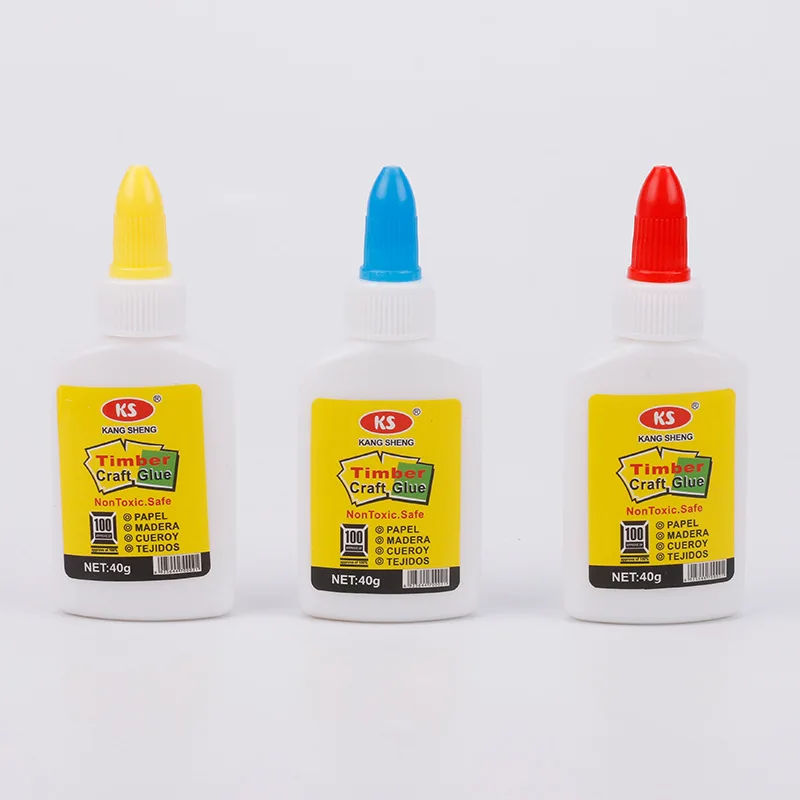 nanjiang manufacturers supply speed dry latex transparent diy pva white 40g glue wholesale