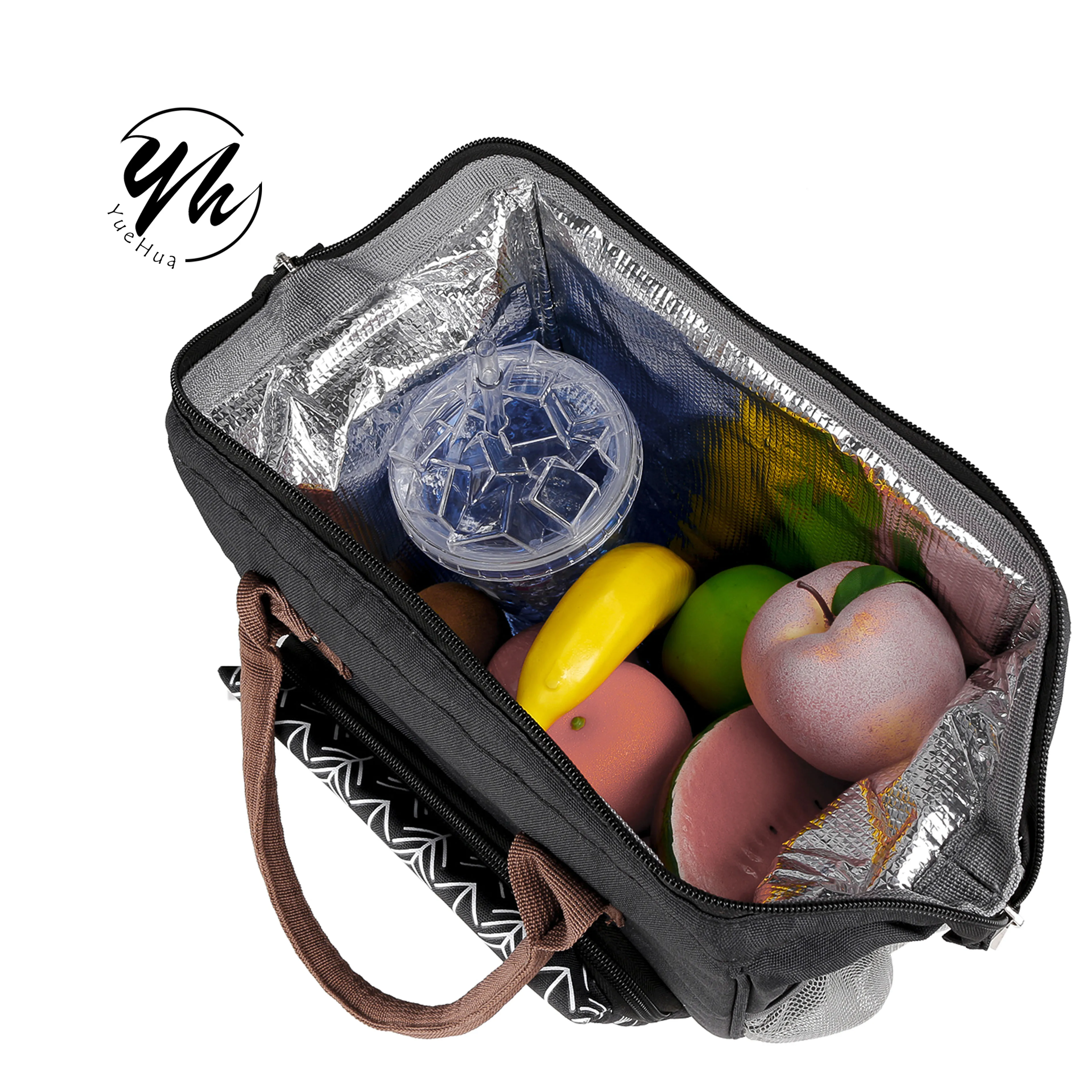 Factories Price Oxford Drink Can Cooler Lunch Tote Box Bag Portable Outdoor Mom Baby Lunch Bags For Work Picnic Shopping