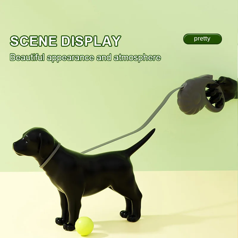 Dog Collar ABS Thickening Luminous Outdoor Multifunctional Retractable Pet Cat Tractor Leash Dogs Accessories Pet Traction Rope
