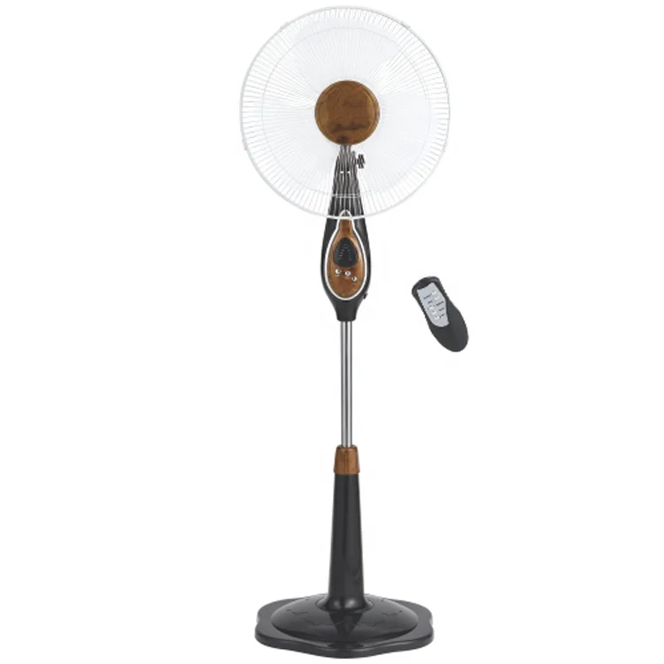Hot sale luxury modern fashion new style plastic blade parts electric high speed metal 16 stand fan with remote