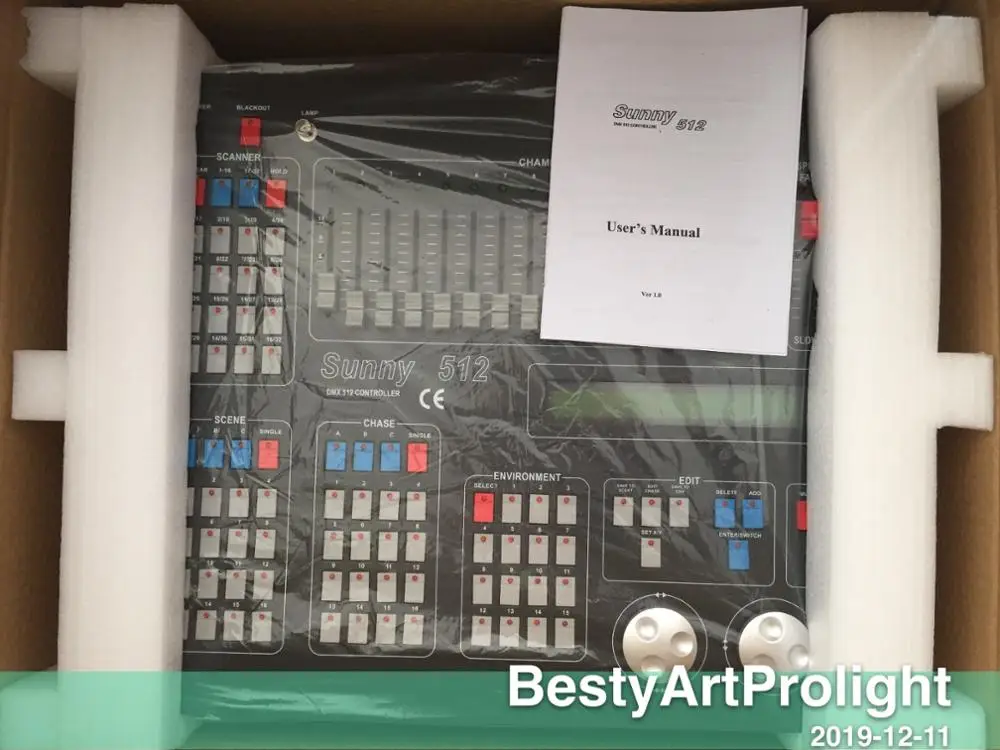Консоль Sunny512 DMX 512 контроллер светодиодное освещение для сцены