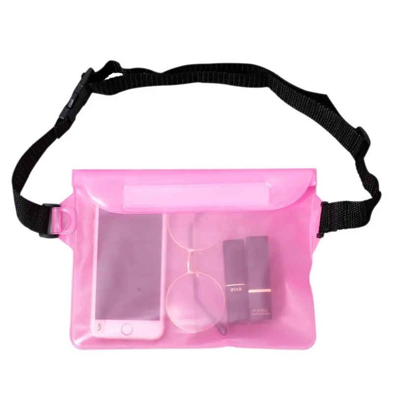 Outdoor sport fanny pack pvc waist bag big waterproof phone bag clear fanny pack